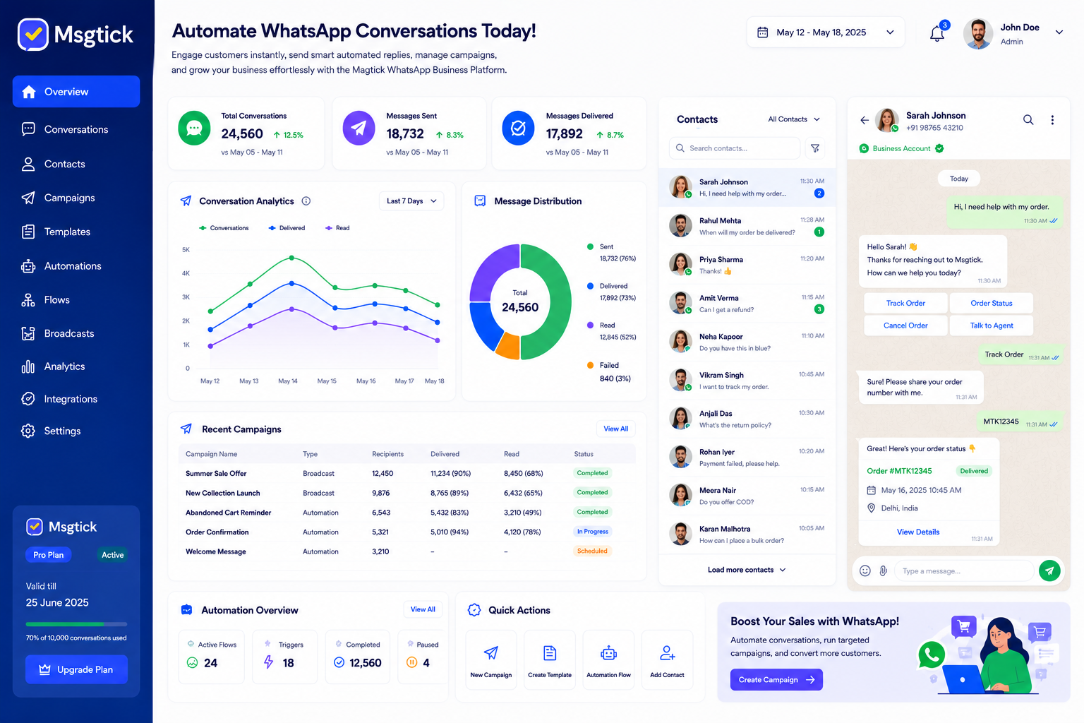 WhatsApp Automation Platform